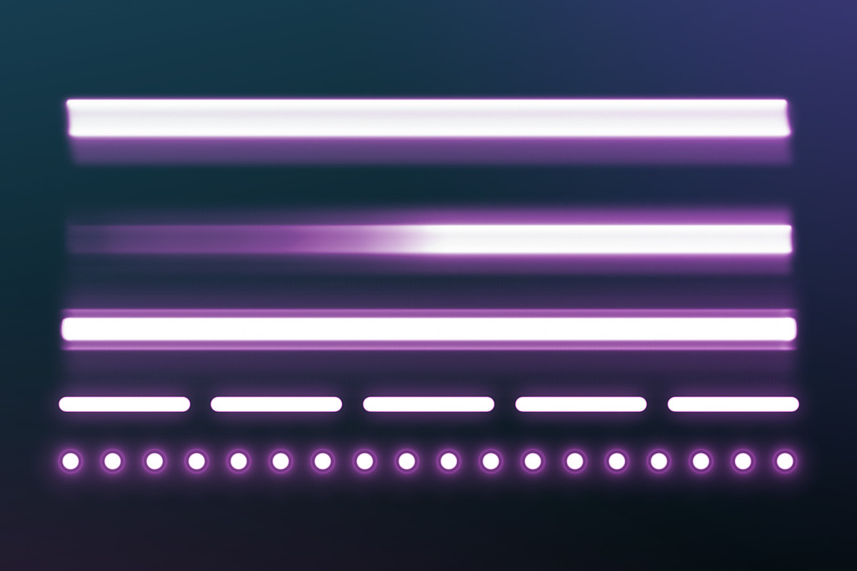 NEON Brush Set, a Brush Add-On by Zsolt Kosa Art (Photo 2 of 6)