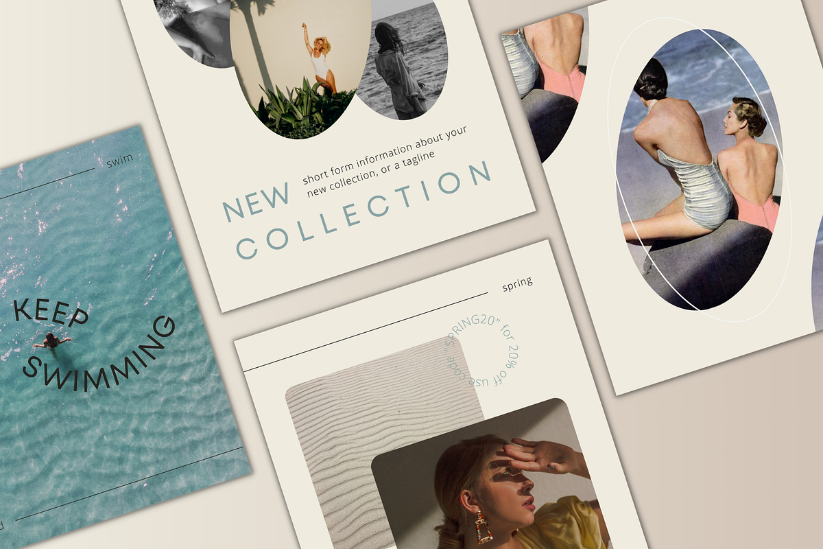 Feminine Natural Social Media Kit, a Social Media Template by Glow Getter Collective (Photo 2 of 5)