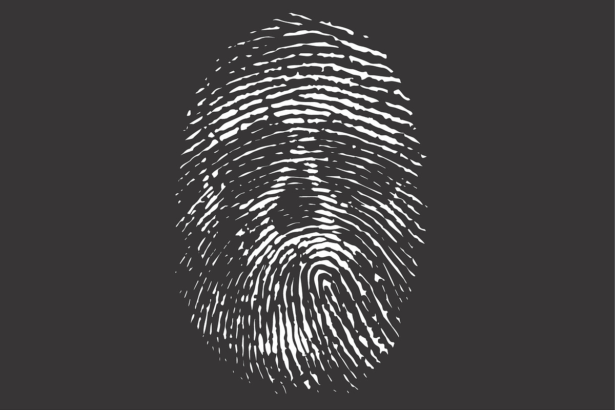 Skull Fingerprint, an Illustration by Jarbid