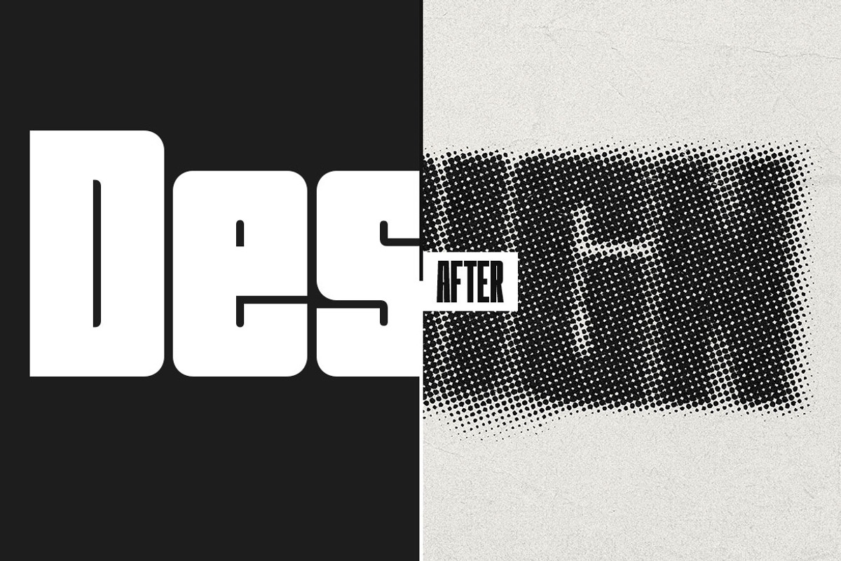 Halftone Text Effect, a Layer Style Add-On by dokudokunomi (Photo 3 of 3)