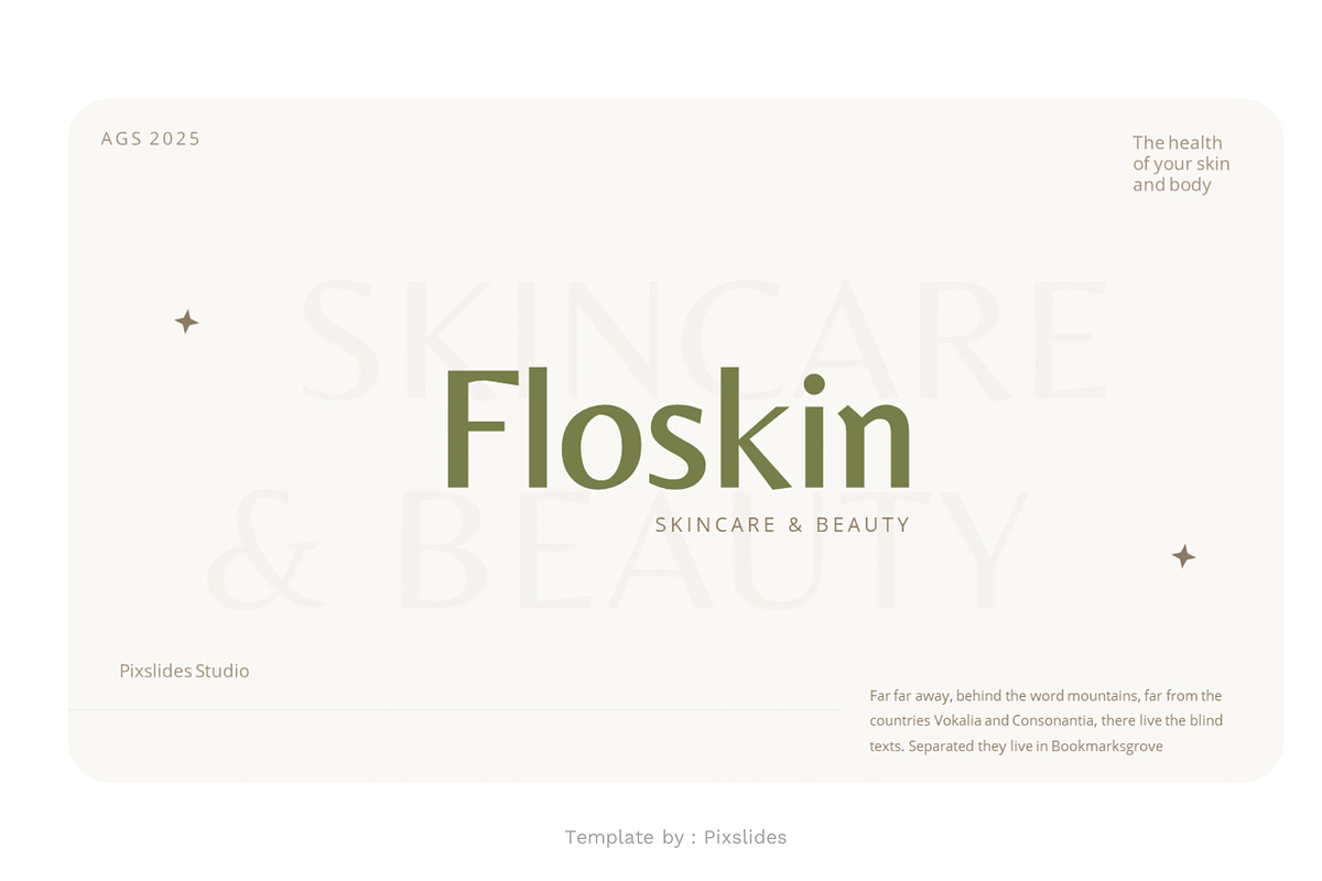 Skincare and Beauty PowerPoint, a Presentation Template by Pixslides (Photo 9 of 15)