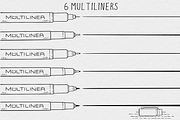 Copic inspired Marker Brush Set, a Brush Add-On by Disyukov (Thumbnail 4 of 7)