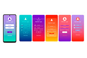 Mobile Phone with Login Form, a Templates & Theme by Bigmouse_art (Thumbnail 1 of 2)