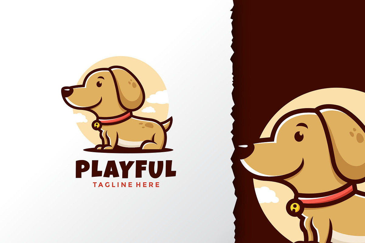 Dog Logo Design Vector Template, a Branding & Logo Template by alanwarstd