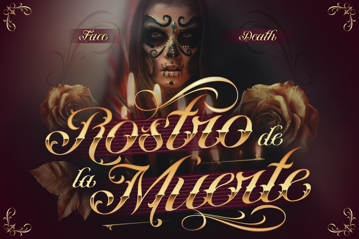 Rebelink, a Script Font by Burntilldead (Photo 3 of 12)