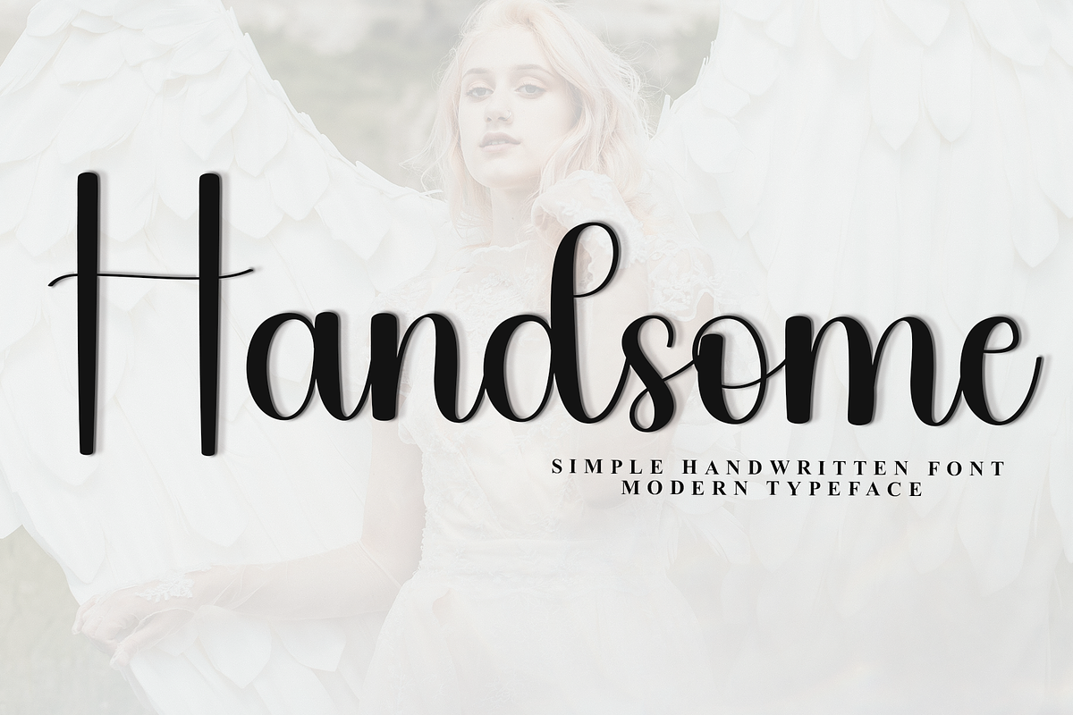 Handsome, a Handwritten Font by FreshTypeINK (Photo 1 of 8)