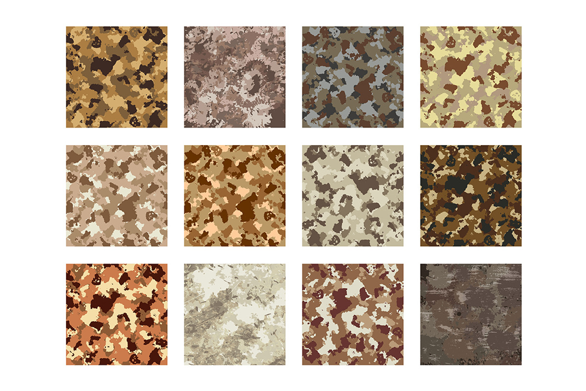 Vector Camouflage Textures, a Pattern Graphic by Iryna Denysova (Photo 6 of 10)