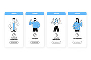 People gesture ok, show thumb up set, a Person Illustration by PaperTrident (Thumbnail 9 of 13)