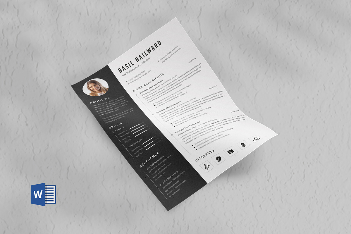 Resume/CV, a Resume Template by UpSolution (Photo 3 of 4)