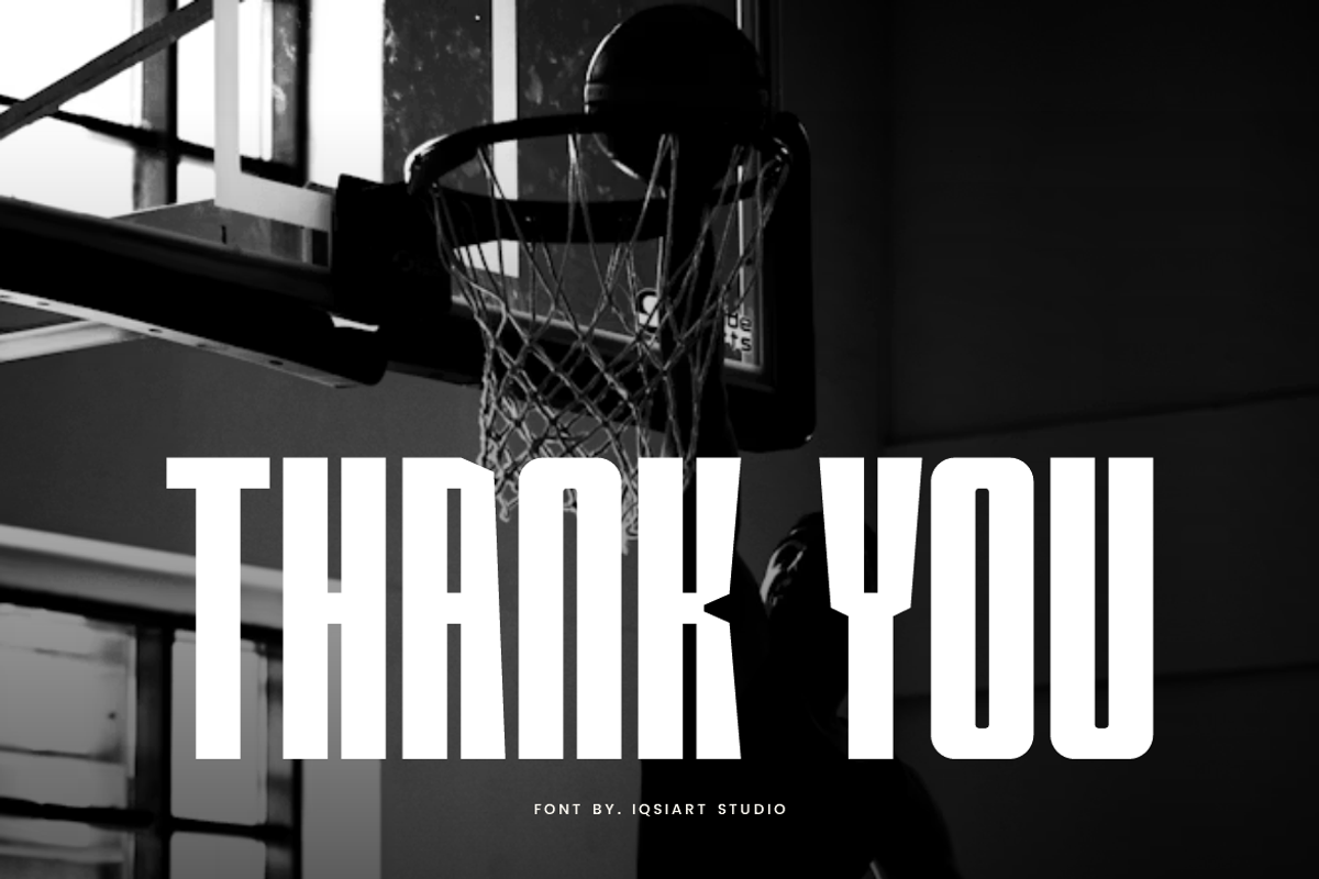 Misregon - Sports Font, a Sans Serif Font by Iqsiart Studio (Photo 7 of 7)