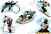 RTRO Winter 1, a Person Illustration by RTRO Stock (Thumbnail 2 of 5)