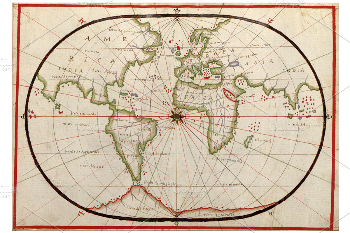 Antique Nautical Charts, a Texture Graphic by Blue Line Design (Photo 17 of 21)