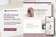Squarespace 7.1 Feminine Template, a Templates & Theme by Finicky Fox Design (Thumbnail 1 of 7)