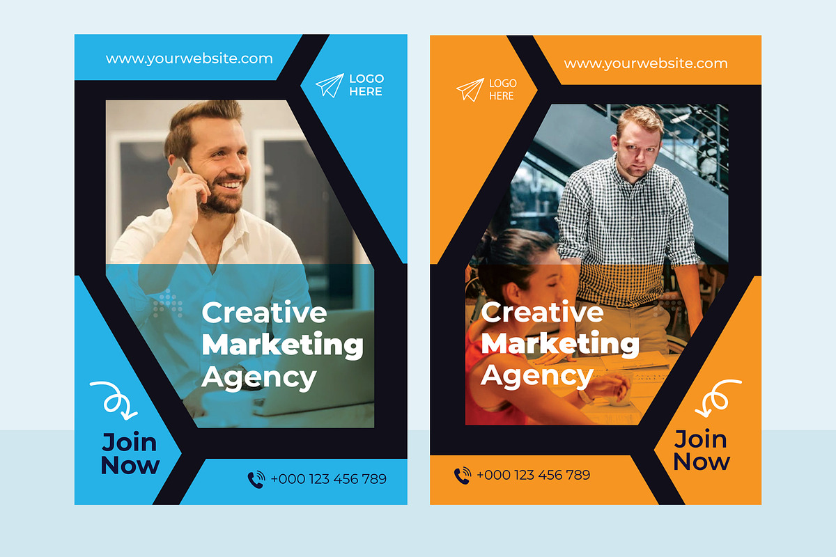 Flyer Design Print Template, a Flyer Template by Tahnix Creative (Photo 3 of 4)
