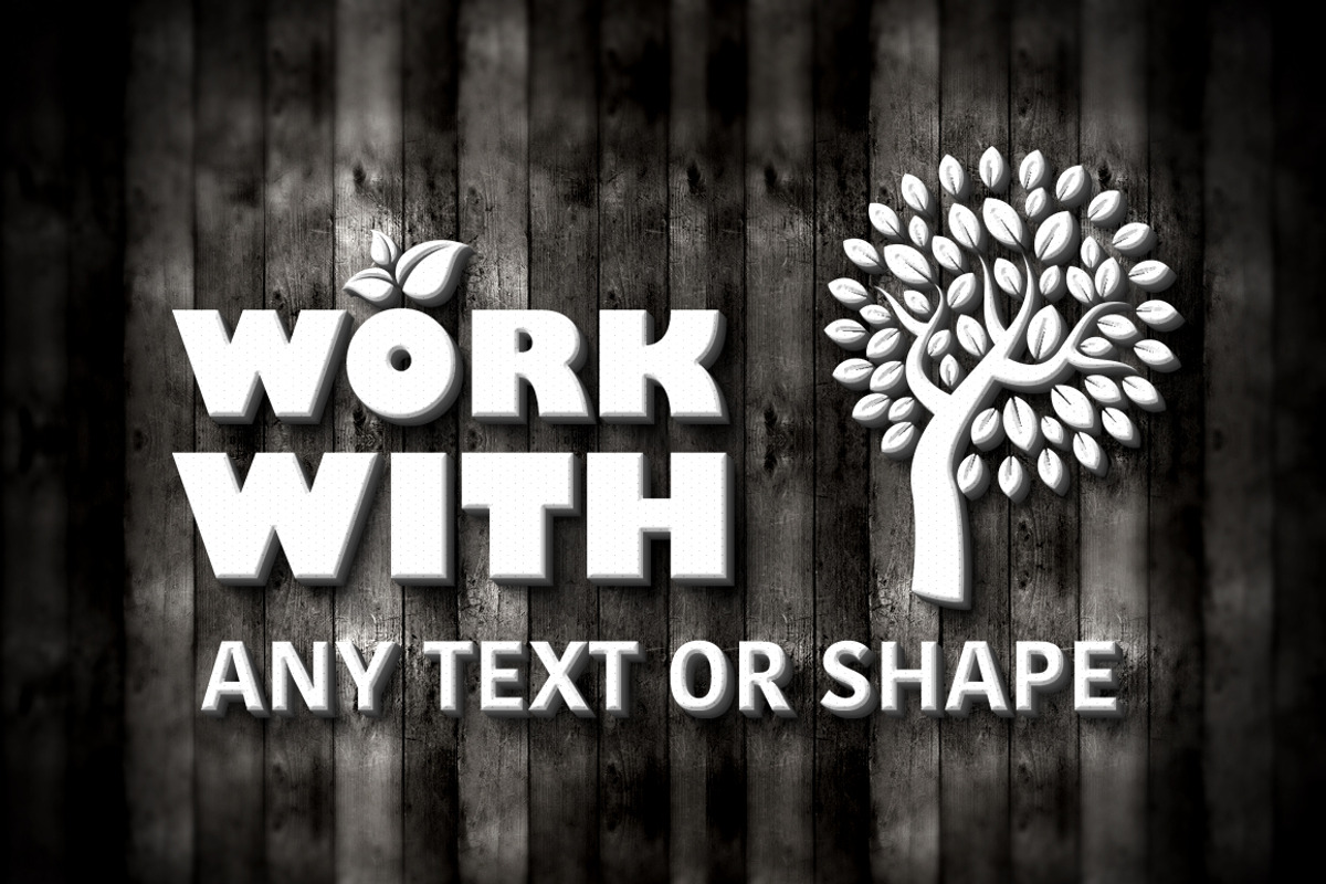 Beautiful 3D text effect, a Layer Style Add-On by Chuhe86 (Photo 2 of 2)