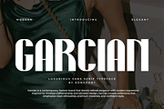 Garcian - Luxurious Sans Serif Font, a Sans Serif Font by overlaytemplates (Thumbnail 1 of 5)