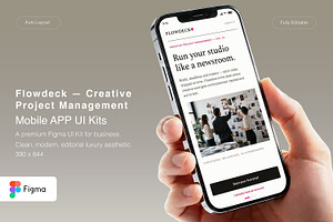 Creative Project Management, an UI Kit Template by Pitchlook.Studio