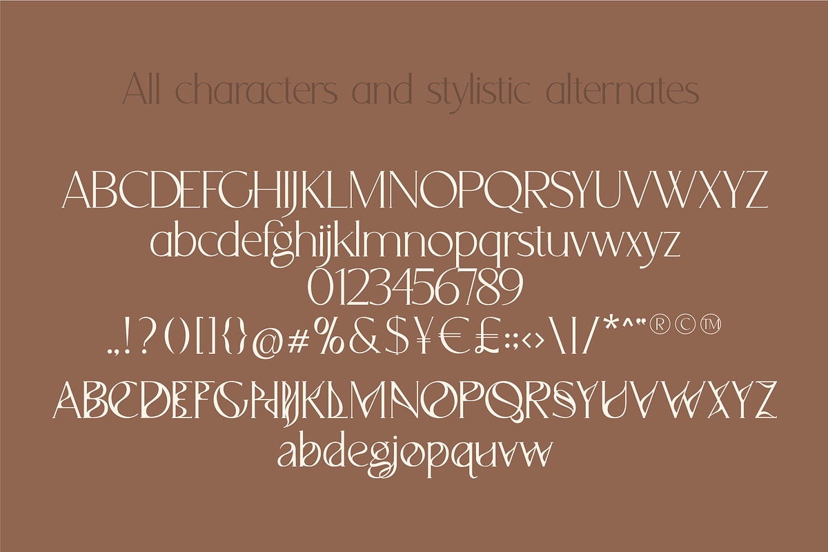 Avocado - Serif Font, a Serif Font by Anna Zakharchenko (Photo 11 of 12)