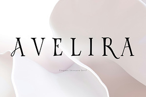 AVELIRA Elegant Skincare Serif Font