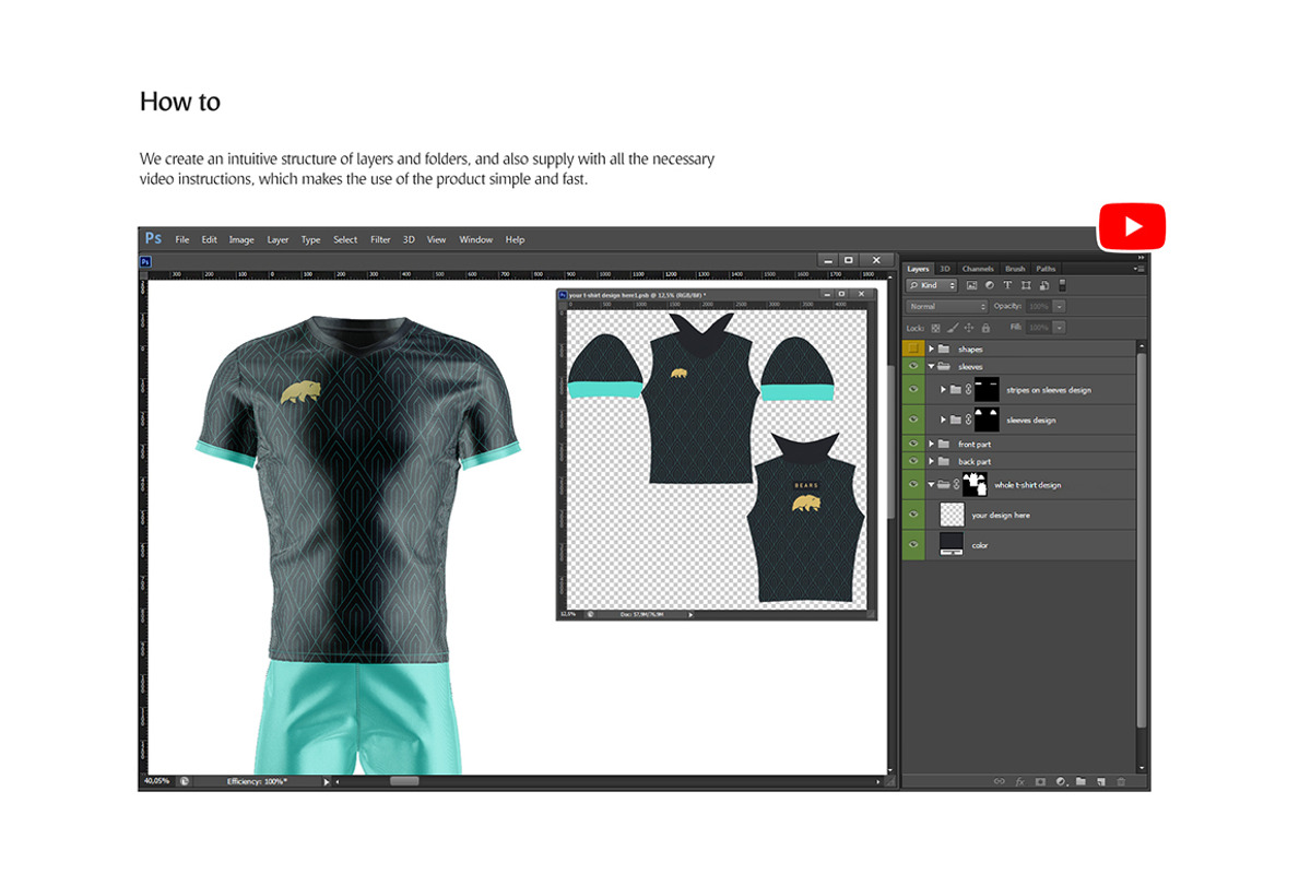 Soccer Uniform Animated Mockup, an Apparel Mockup by rebrandy (Photo 15 of 17)