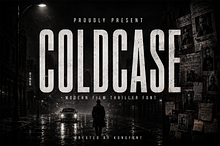 Coldcase - Modern Display Font