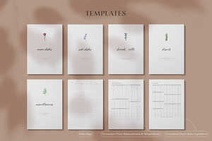 Printable Recipe Book / Letter, A4