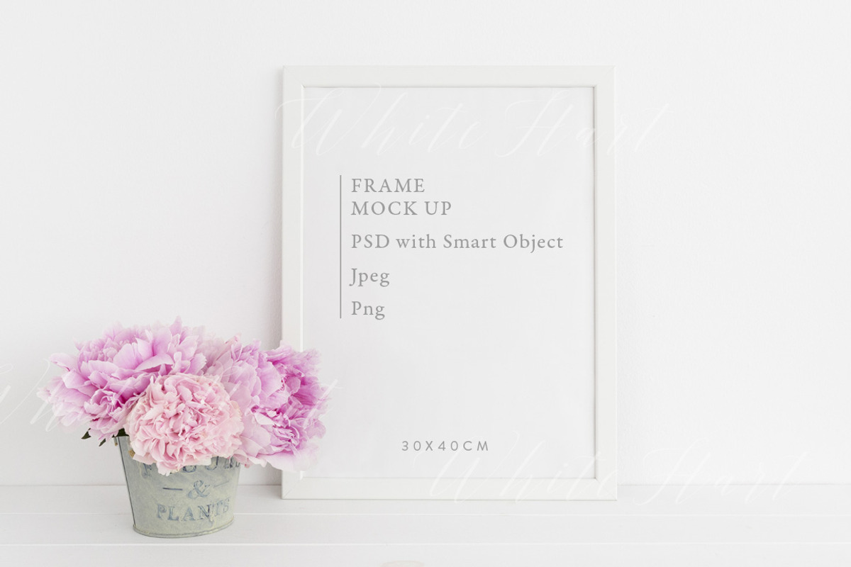 The 30x40cm Frame mockup BUNDLE, a Print Template by White Hart Co. (Photo 3 of 7)