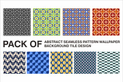 Pack of abstrack seamless pattern, a Pattern Graphic by Brainware Graphic (Thumbnail 1 of 8)