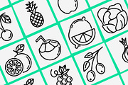Organic | 25 Thin Line Icons, an Outline Icon by Alex Blogoodf (Thumbnail 9 of 15)