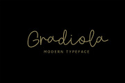 Gradiola Font, a Script Font by Authentic Studio (Thumbnail 5 of 5)