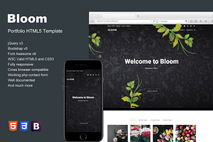 Bloom - Portfolio HTML5 Template