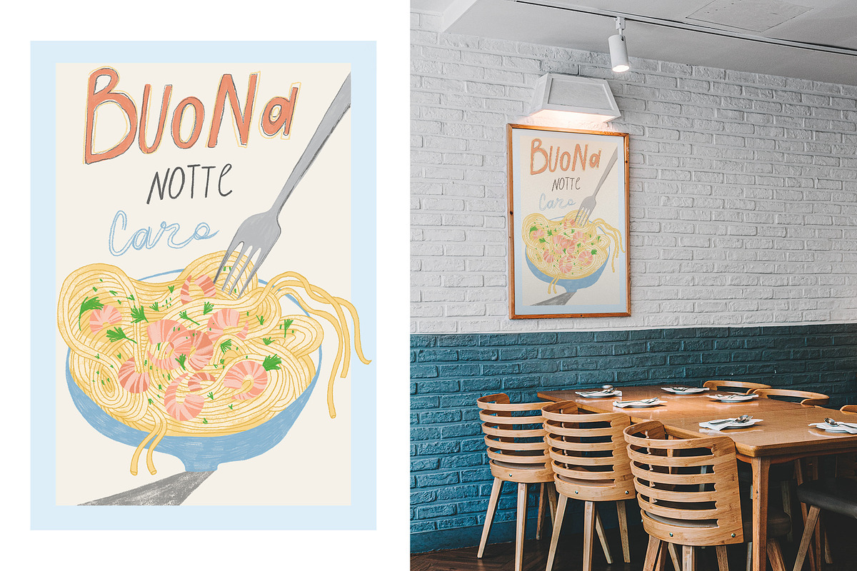 La Pasta, a Food Illustration by Annakniaz (Photo 7 of 14)