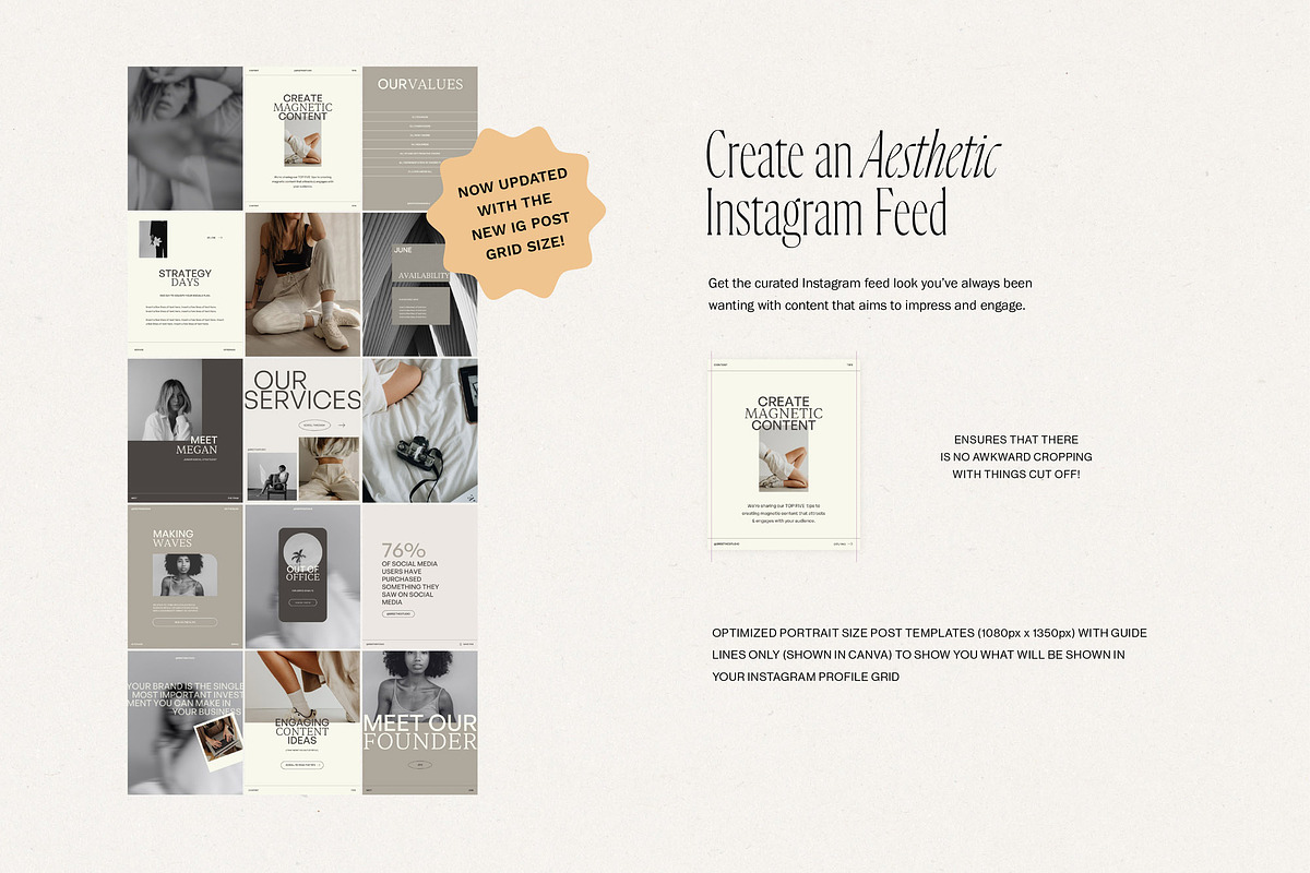 100+ Bold Modern Instagram Templates preview 8