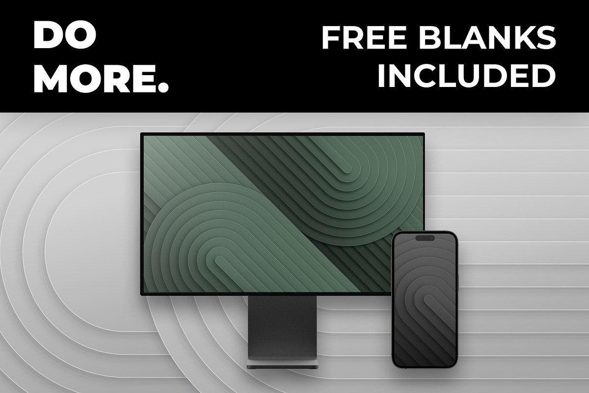 DO MORE Wallpaper Pack, a Background Graphic by CDS Premium (Photo 2 of 6)