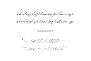 Shadowy Script + Symbols, a Script Font by kavoon (Thumbnail 11 of 12)