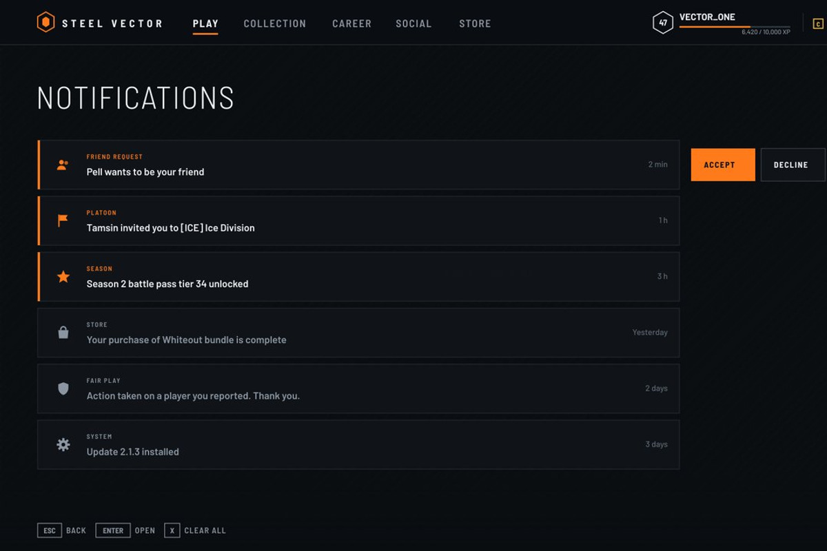 Military FPS Game 100 Screens, an UI Kit Template by pawellpi (Photo 97 of 116)