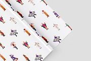 Halloween people set + patterns, a Person Illustration by Good Studio (Thumbnail 15 of 19)