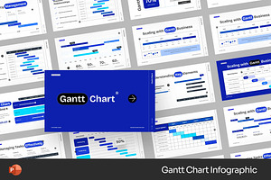 Gantt Chart Powerpoint Templates, a Presentation Template by Fit-tee