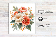 Autumn Wedding Flowers Bouquet, a Seasonal Illustration by Canvas Craft (Thumbnail 7 of 7)