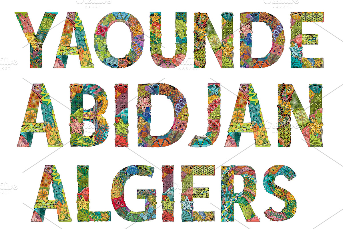Biggest cities in Africa, an Object Graphic by Watercolor fantasy (Photo 3 of 5)
