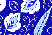 Blue and White Tile Seamless Repeat, a Pattern Graphic by Sharon Schwalbe (Thumbnail 2 of 2)