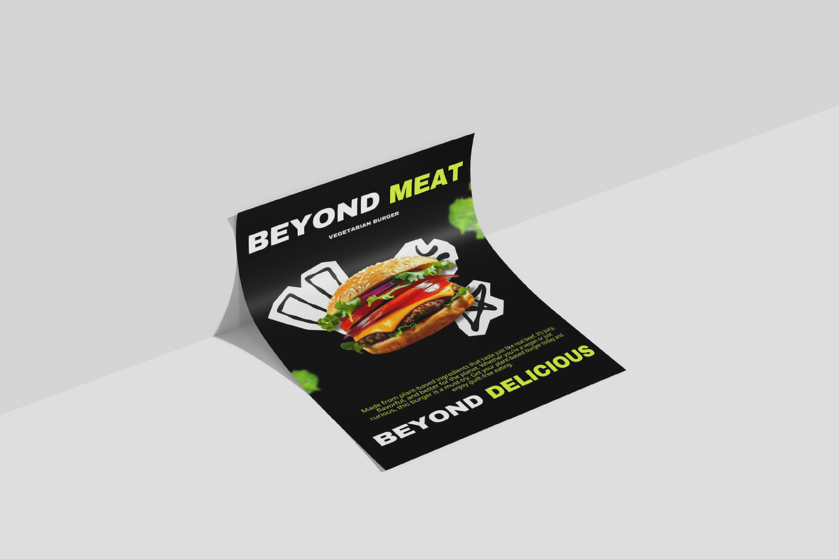 Canva Fast Food & Burger Brand Kit, a Design Template by SecondBrain Store (Photo 5 of 10)