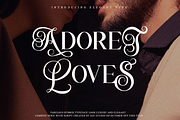 Adoret Loves, a Serif Font by Say Studio (Thumbnail 1 of 14)