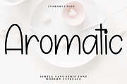 Aromatic, a Sans Serif Font by FreshTypeINK (Thumbnail 1 of 8)