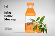 Juice Bottle Mockup, a Packaging Mockup by Nina Shaw (Thumbnail 1 of 17)