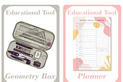 Educational Tool Flash Card for Kids, a Card Template by DigitalsDesigns (Thumbnail 3 of 4)