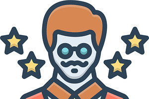 Employee client color icon, a Duotone Icon by Creative priyanka