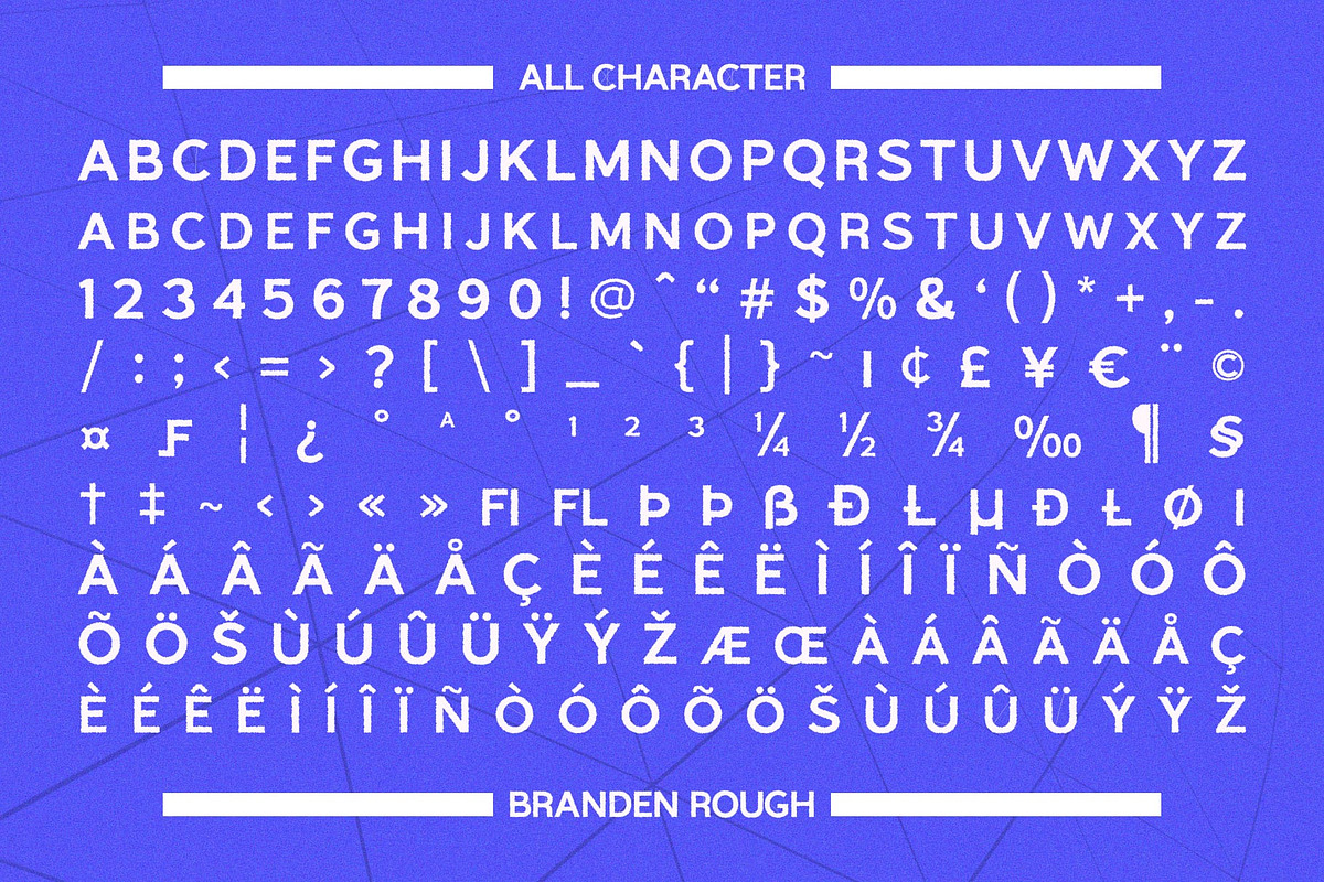 Branden Rough, a Sans Serif Font by Craft Supply Co. (Photo 8 of 8)