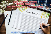2026 Calendar Template - Canva, a Templates & Theme by Adalin Shop (Thumbnail 9 of 12)