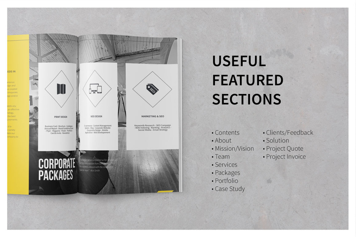 Proposal Template 003 | 28-Page, a Brochure Template by ID Vision Studio (Photo 11 of 16)